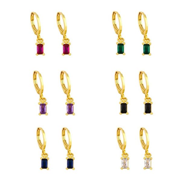 dangle & chandelier gold plated earring for women charm 6 colors square zircon pave setting fashion styles polish minimalist jewelry, Silver
dangle & chandelier gold plated earring for women charm 6 colors square zircon pave setting fashion styles polish minimalist jewelry, Silver