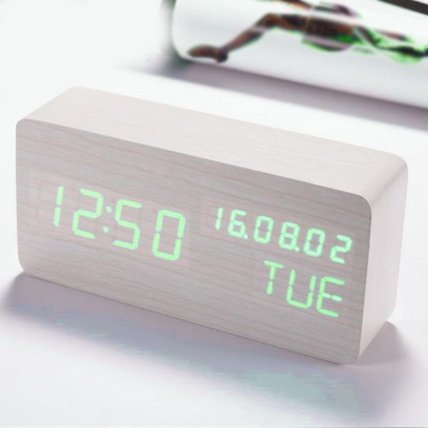 watch electronic wooden unique voice control multifunction decor silent uv desk table clock cube alarm clock
watch electronic wooden unique voice control multifunction decor silent uv desk table clock cube alarm clock