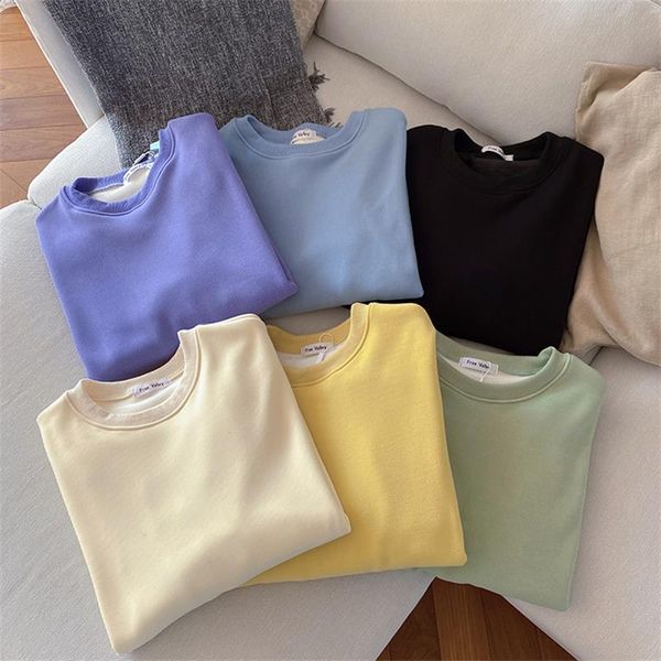 women's hoodies & sweatshirts 2021 autumn women solid color sweet cute fashion female loose korean ins all-match for ladies, Black
women's hoodies & sweatshirts 2021 autumn women solid color sweet cute fashion female loose korean ins all-match for ladies, Black
