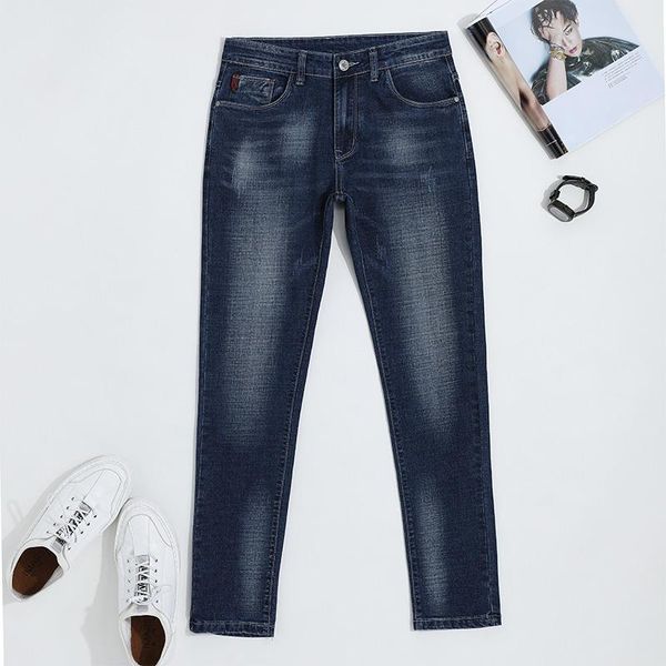 men's jeans 2021 spring summer comfortable thin men slim fit stretch denim trousers black, Blue
men's jeans 2021 spring summer comfortable thin men slim fit stretch denim trousers black, Blue