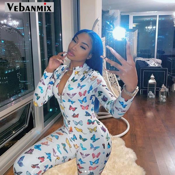 women's jumpsuits & rompers front zipper v neck long sleeve bodycon for women 2021 colorful print club outfits one piece active wear, Black;white
women's jumpsuits & rompers front zipper v neck long sleeve bodycon for women 2021 colorful print club outfits one piece active wear, Black;white
