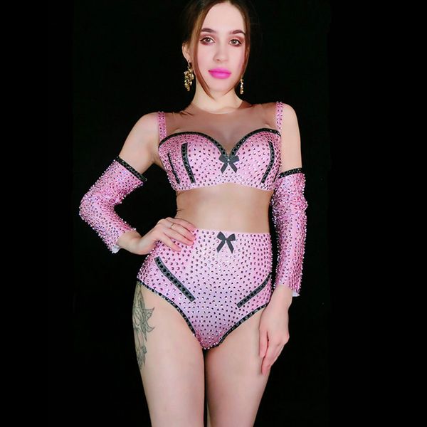 bar nightclub women dj singer dancer stage wear pink rhinestones bikini pattern bodysuit dance team performance costume, Black;red
bar nightclub women dj singer dancer stage wear pink rhinestones bikini pattern bodysuit dance team performance costume, Black;red