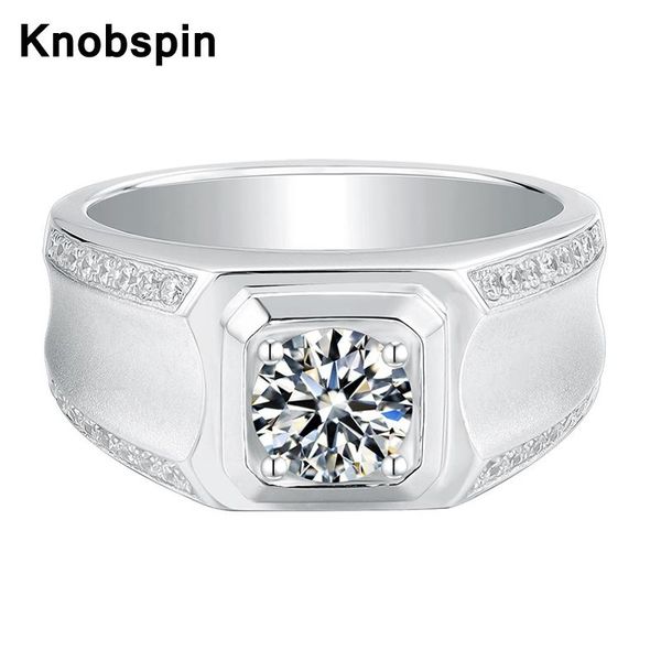 cluster rings knobspin classic 100% 925 sterling silver real 1 d color moissanite engagement for men fine jewelry wholesale, Golden;silver
cluster rings knobspin classic 100% 925 sterling silver real 1 d color moissanite engagement for men fine jewelry wholesale, Golden;silver