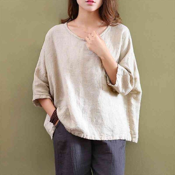 spring o neck 3 women shirts 4 sleeve pockets cotton linen baggy blouses casual loose solid black blusas, White
spring o neck 3 women shirts 4 sleeve pockets cotton linen baggy blouses casual loose solid black blusas, White