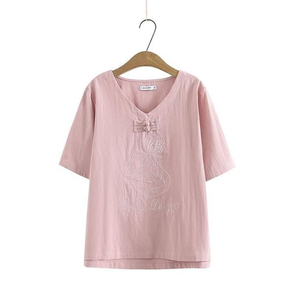 plus size t-shirt full cotton summer women's short sleeve large tshirts oversized a-line vintage shirts, Black
plus size t-shirt full cotton summer women's short sleeve large tshirts oversized a-line vintage shirts, Black
