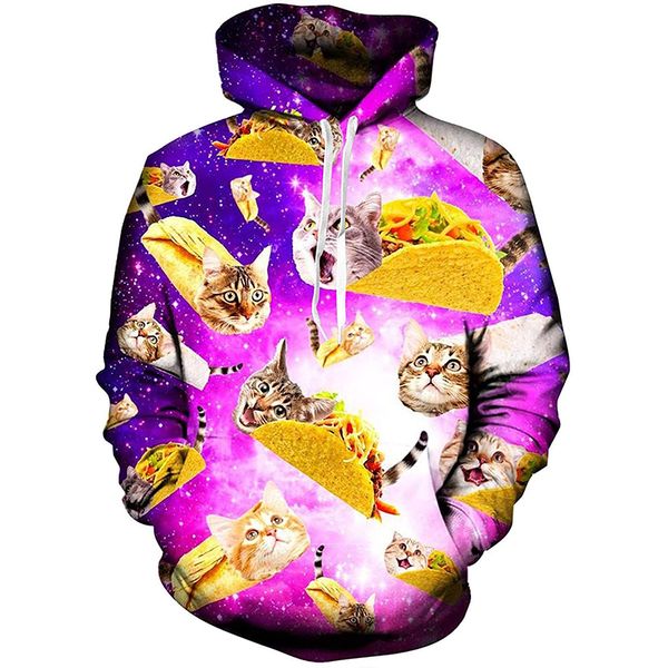 bread and cat 3d printed hoodie visual impact party punk goth round neck sweater hoodie, Black
bread and cat 3d printed hoodie visual impact party punk goth round neck sweater hoodie, Black