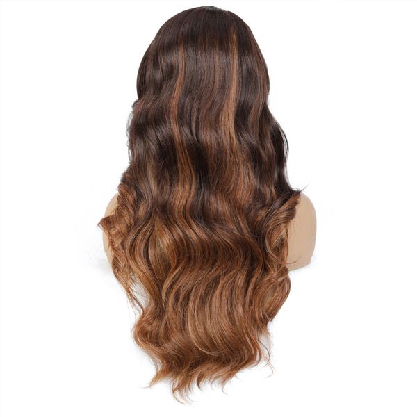 costume accessories honey brown synthetic wigs with highlight side part wig long wavy natural body wave hair fashion part daily wig, Silver
costume accessories honey brown synthetic wigs with highlight side part wig long wavy natural body wave hair fashion part daily wig, Silver
