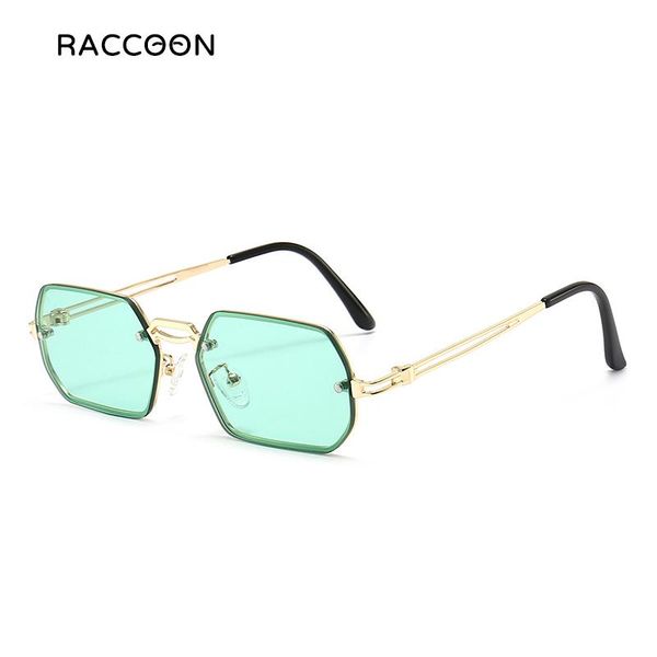 sunglasses 2021 rectangle fashion woman blue red mirror lens retro sun glasses men small metal frame summer eyewear, White;black
sunglasses 2021 rectangle fashion woman blue red mirror lens retro sun glasses men small metal frame summer eyewear, White;black