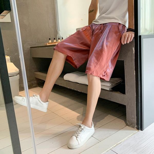 men's shorts summer knee length thin beach casual loose ice silk k36, White;black
men's shorts summer knee length thin beach casual loose ice silk k36, White;black