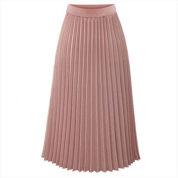 sagace solid pleated elegant women skirt midi elastic waist maxi faldas mujer moda long 603, Black
sagace solid pleated elegant women skirt midi elastic waist maxi faldas mujer moda long 603, Black