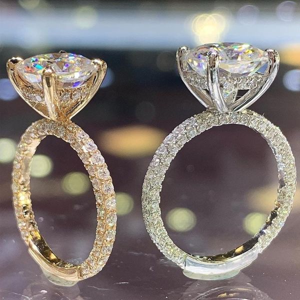 cluster rings round princess ring female engagement proposal fashion zircon elegant personalized wedding birthday gift, Golden;silver 
cluster rings round princess ring female engagement proposal fashion zircon elegant personalized wedding birthday gift, Golden;silver