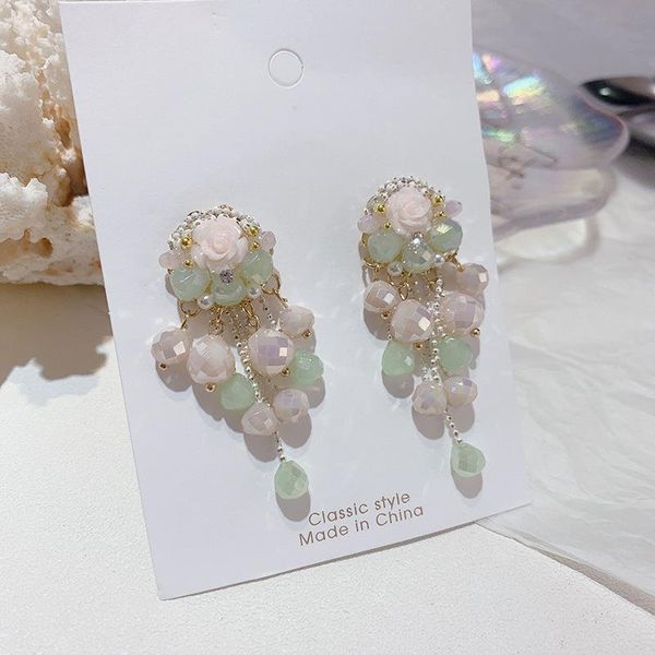 dangle & chandelier 2021 romantic purple crystal long drop earrings shining rhinestone flower water elegant fine charm jewelry, Silver
dangle & chandelier 2021 romantic purple crystal long drop earrings shining rhinestone flower water elegant fine charm jewelry, Silver
