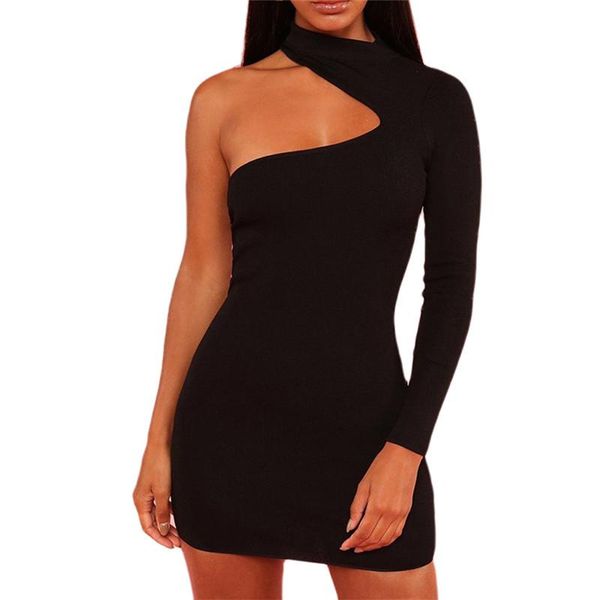 casual dresses 2021 autumn hollow out fashion female dress solid one shoulder long sleeve one-piece for women s//l/xl/xxl black yellow pink, Black;gray
casual dresses 2021 autumn hollow out fashion female dress solid one shoulder long sleeve one-piece for women s//l/xl/xxl black yellow pink, Black;gray