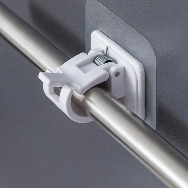 hooks & rails 2pcs hanging rod clip hook with packaging curtain perforation kitchen living room multifunctional 
hooks & rails 2pcs hanging rod clip hook with packaging curtain perforation kitchen living room multifunctional