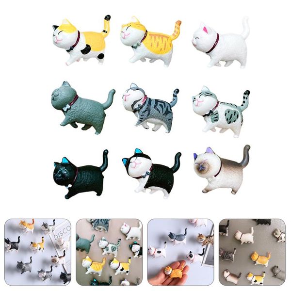 fridge magnets 9pcs adorable cat appearance magnetic stickers multifunctional magnet
fridge magnets 9pcs adorable cat appearance magnetic stickers multifunctional magnet