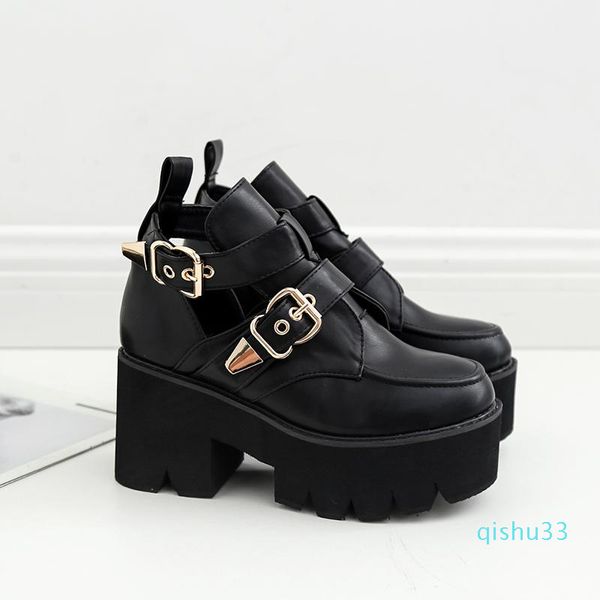 wholesale-boots all-match casual wedge ankle round head muffin thick bottom belt buckle comfortable female, Black
wholesale-boots all-match casual wedge ankle round head muffin thick bottom belt buckle comfortable female, Black