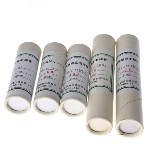 lab supplies a box of 500pcs length 80/100/120/150/180/200mm glass capillary melting point tubes id 0.9-1.1mm both / one open ends
lab supplies a box of 500pcs length 80/100/120/150/180/200mm glass capillary melting point tubes id 0.9-1.1mm both / one open ends