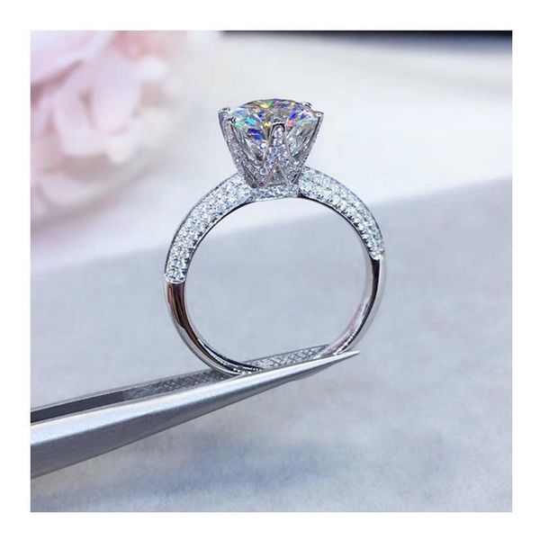 cluster rings passed diamond test 1-3 ct d color vvs moissanite ring silver plated platinum perfect cut shiny stone wedding jewelry gift, Golden;silver
cluster rings passed diamond test 1-3 ct d color vvs moissanite ring silver plated platinum perfect cut shiny stone wedding jewelry gift, Golden;silver