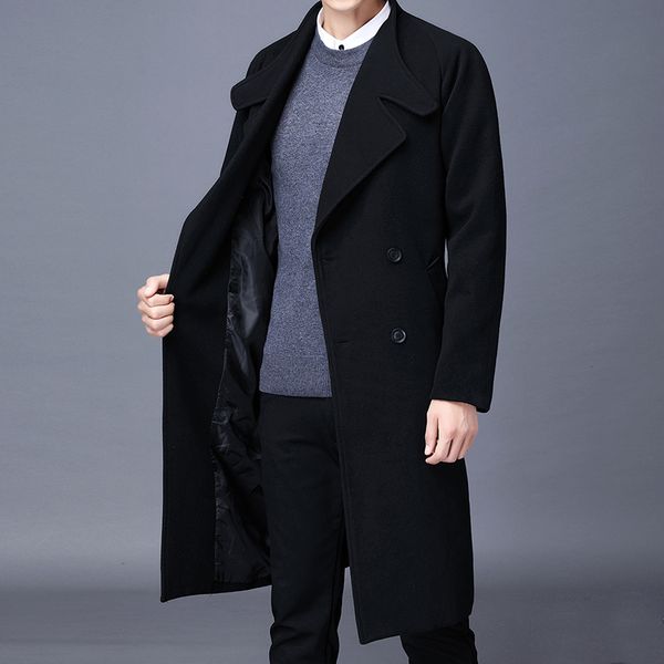 2021 new trench fashion coat men casual solid long windbreaker vintage blends business overcoat male windbreak 86ig, Black
2021 new trench fashion coat men casual solid long windbreaker vintage blends business overcoat male windbreak 86ig, Black