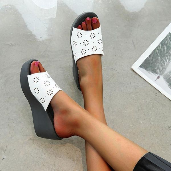 slippers jaycosin ladies fashion slope wedge heel increased hollow open toe solid color casual platform shoes 2021, Black
slippers jaycosin ladies fashion slope wedge heel increased hollow open toe solid color casual platform shoes 2021, Black