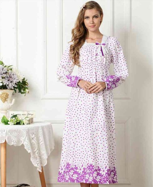 spring cotton princess nightdress womens sleepwears super long dress floral lounge intimate lingerie royal sleepwear, Black;red
spring cotton princess nightdress womens sleepwears super long dress floral lounge intimate lingerie royal sleepwear, Black;red