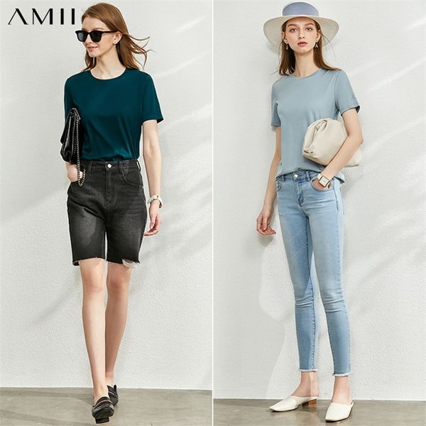 amii minimalism spring summer solid basic women tshirt causal fashion oneck short sleeve loose female tshirt 12060035 210315, White
amii minimalism spring summer solid basic women tshirt causal fashion oneck short sleeve loose female tshirt 12060035 210315, White