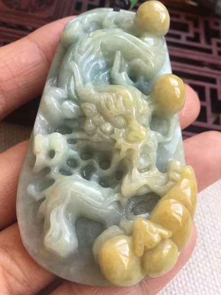 natural 7a myanmar jade hand-carved dragon yellow green jade pendant jade necklace men pendants jewelry necklaces, Red;blue
natural 7a myanmar jade hand-carved dragon yellow green jade pendant jade necklace men pendants jewelry necklaces, Red;blue