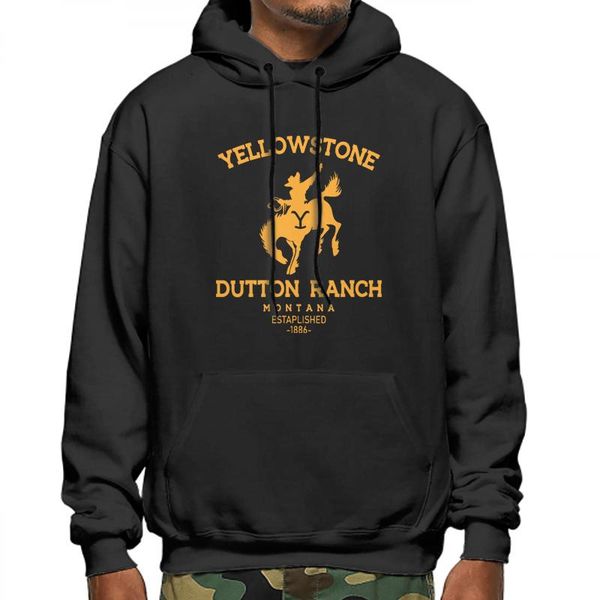 men's hoodies & sweatshirts simple wind yellowstone darden ranch montana sweatshirt casual personality sportswear hooded pullover, Black
men's hoodies & sweatshirts simple wind yellowstone darden ranch montana sweatshirt casual personality sportswear hooded pullover, Black