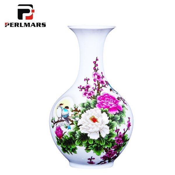 vases jingdezhen vintage table vase ceramic porcelain flower pattern plant holder / wine cooler decor traditional craft souvenir
vases jingdezhen vintage table vase ceramic porcelain flower pattern plant holder / wine cooler decor traditional craft souvenir