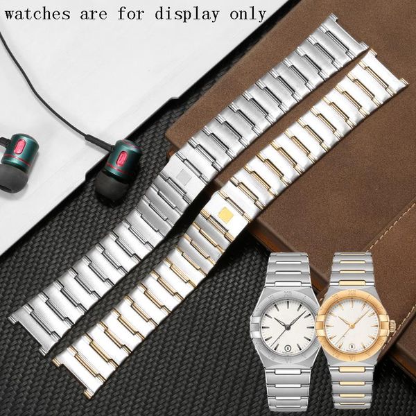 watch bands 17 22mm stainless steel watchband silver inter golden bracelet replacement belt for constellation series men and women strap, Black;brown
watch bands 17 22mm stainless steel watchband silver inter golden bracelet replacement belt for constellation series men and women strap, Black;brown