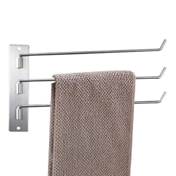 towel racks rotating rack 304 stainless steel 3-arm bathroom swing hanger wall mounted swivel holder storage organizer spac
towel racks rotating rack 304 stainless steel 3-arm bathroom swing hanger wall mounted swivel holder storage organizer spac