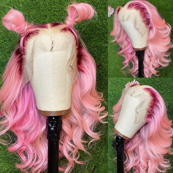 lace wigs ombre front wig body wave full colored human hair brazilian virgin pink pre plucked hd wig200%, Black;brown
lace wigs ombre front wig body wave full colored human hair brazilian virgin pink pre plucked hd wig200%, Black;brown