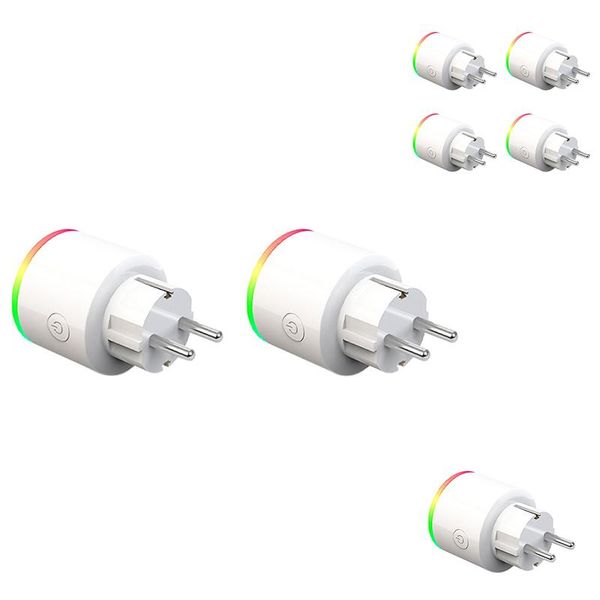 smart power plugs quality rgb wifi plug with monitor, wireless socket outlet google home alexa voice control(eu plug)
smart power plugs quality rgb wifi plug with monitor, wireless socket outlet google home alexa voice control(eu plug)