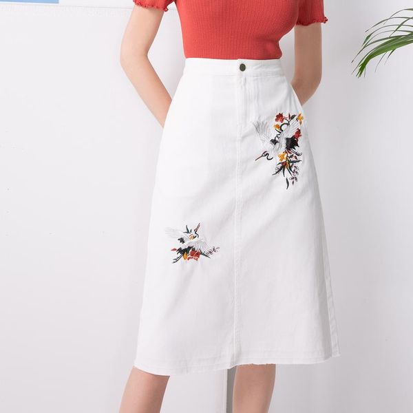 skirts women autumn and winter denim skirt 2021 embroidery flowers mid-calf a-line empire waist, Black
skirts women autumn and winter denim skirt 2021 embroidery flowers mid-calf a-line empire waist, Black