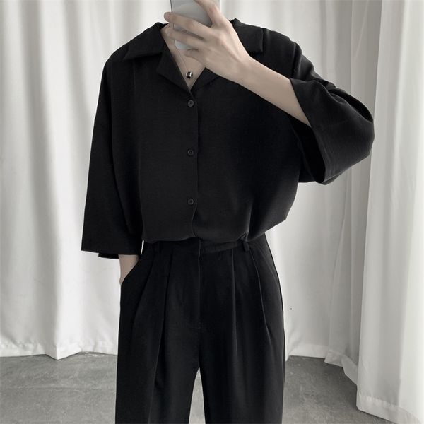 2021 new summer men's seven part sleeve hawaiian black color cotton shirt french cuff mens fashion shirts camisa masculina -xl h1wm, White
2021 new summer men's seven part sleeve hawaiian black color cotton shirt french cuff mens fashion shirts camisa masculina -xl h1wm, White