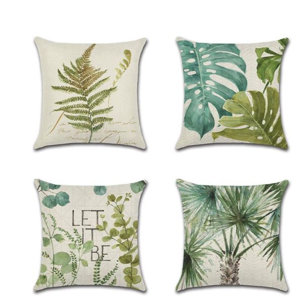 cushion/decorative pillow green leaf tropical plant rainforest linen digital printing banana home
cushion/decorative pillow green leaf tropical plant rainforest linen digital printing banana home