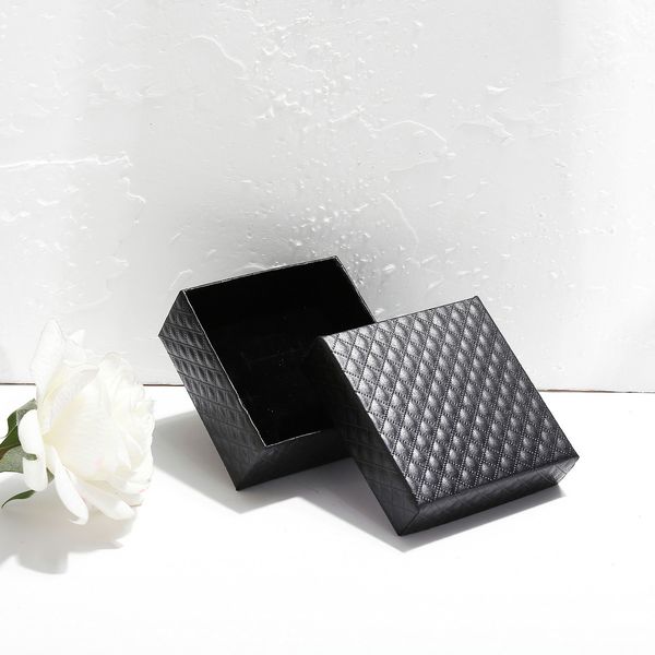 black jewelry box necklace bracelet ring earrings earring packing black gift box, Silver
black jewelry box necklace bracelet ring earrings earring packing black gift box, Silver