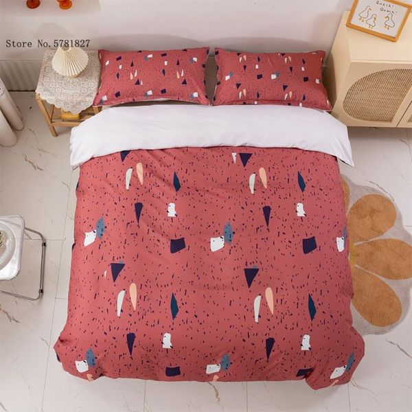 bedding sets 2/3 pieces geometric patterns set colorful dots duvet cover home textile bed quilt single double bedclothes
bedding sets 2/3 pieces geometric patterns set colorful dots duvet cover home textile bed quilt single double bedclothes