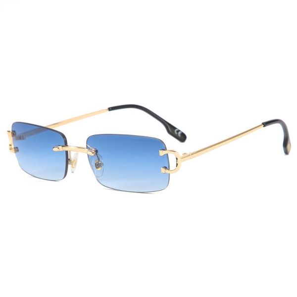 sunglasses 2021 retro rectangular rimless male female uv400 small sun glasses fashion blue pink gold metal birthday gifts, White;black
sunglasses 2021 retro rectangular rimless male female uv400 small sun glasses fashion blue pink gold metal birthday gifts, White;black
