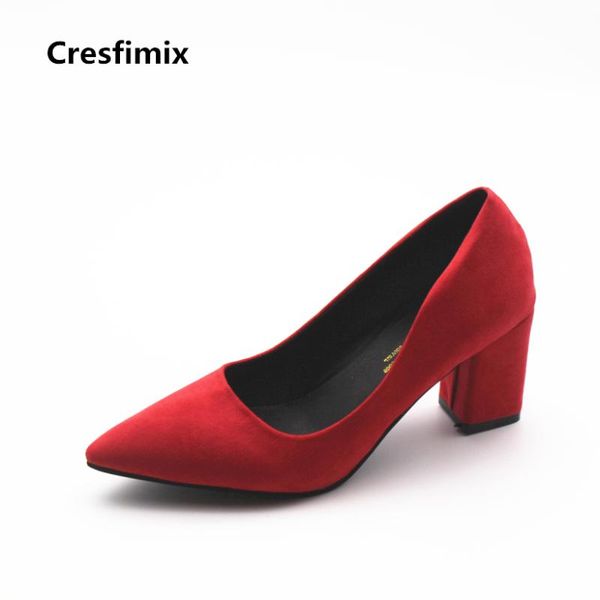 dress shoes cresfimix women cute spring & autumn slip on suede high heel pumps femmes hauts talons lady casual party zapatos, Black
dress shoes cresfimix women cute spring & autumn slip on suede high heel pumps femmes hauts talons lady casual party zapatos, Black