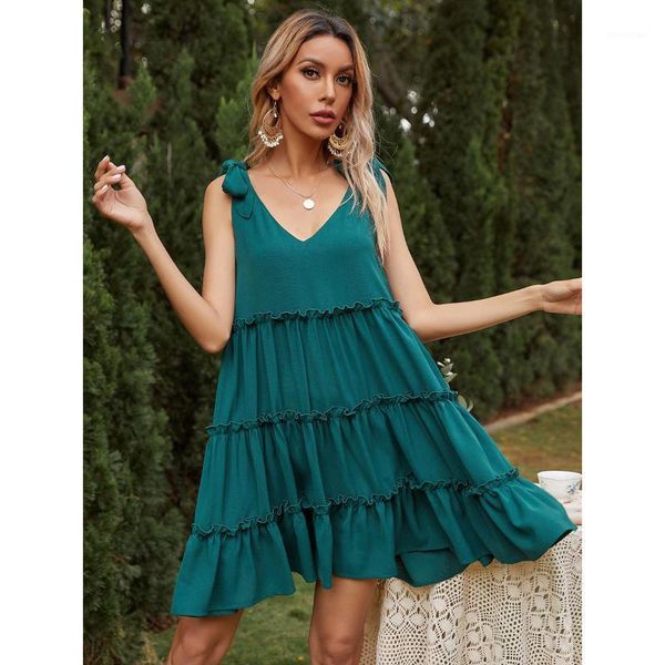 summer suspender dress sleeveless printed casual beach woman split midi dresses, Black;gray
summer suspender dress sleeveless printed casual beach woman split midi dresses, Black;gray