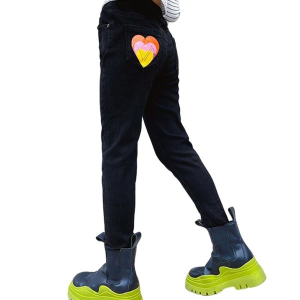 jeans girls heart pattern kids casual style children's spring autumn clothes 6 8 10 12 14, Blue
jeans girls heart pattern kids casual style children's spring autumn clothes 6 8 10 12 14, Blue