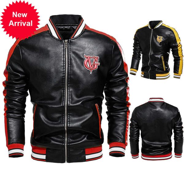 locomotive spring and autumn men's jackets pu coat suit color matching plus velvet leather jacket men, Black;brown
locomotive spring and autumn men's jackets pu coat suit color matching plus velvet leather jacket men, Black;brown