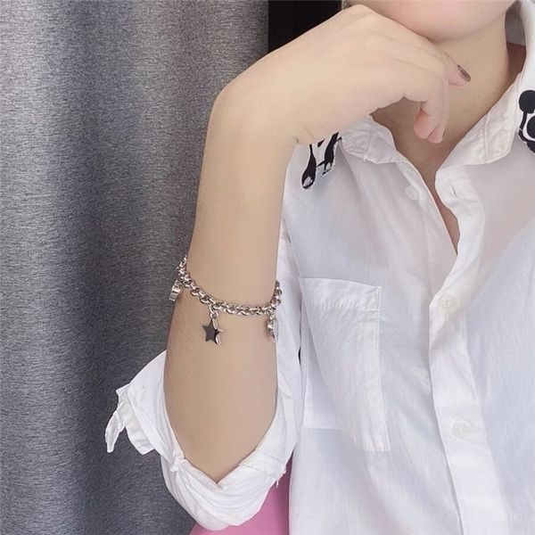 new bracelet love star cuban women's interlocking small star thick chain black friday deals, Golden;silver
new bracelet love star cuban women's interlocking small star thick chain black friday deals, Golden;silver