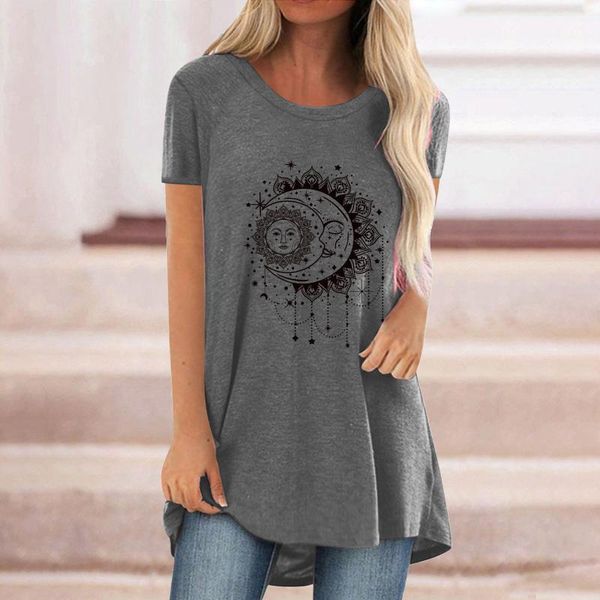 women's t-shirt women tunics shirts 2021 summer o neck short sleeve sun and moon print loose shirt pattern y2k retro t-shirts, White
women's t-shirt women tunics shirts 2021 summer o neck short sleeve sun and moon print loose shirt pattern y2k retro t-shirts, White