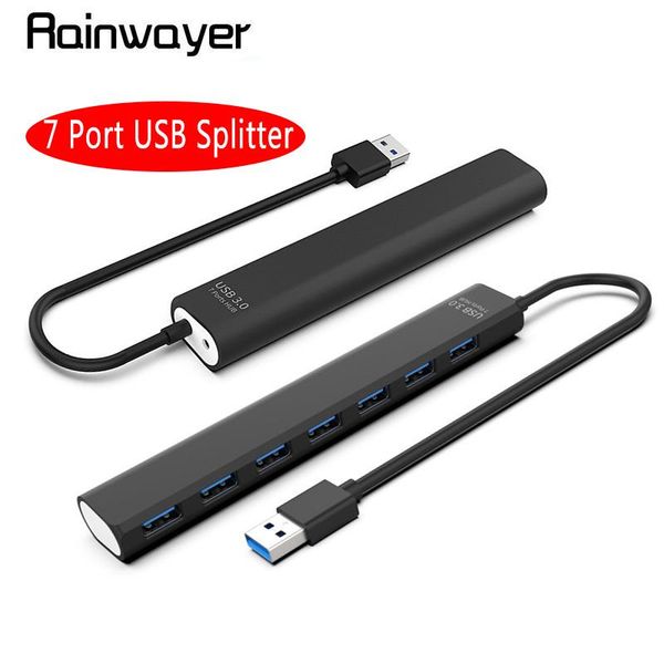 hubs multi usb splitter 3.0 hub 7 port expander adapter for pc mouse keyboard support 5g mbps 480mbps 12mbps
hubs multi usb splitter 3.0 hub 7 port expander adapter for pc mouse keyboard support 5g mbps 480mbps 12mbps