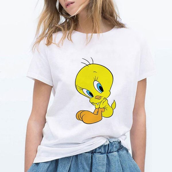 new hip hop 90s o-neck short sleeve female funny tweety bird t shirts women graphic tees women, White
new hip hop 90s o-neck short sleeve female funny tweety bird t shirts women graphic tees women, White