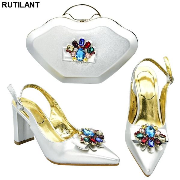 dress shoes italy luxury women designers nigerian shoe with bag set rhinestone decorated appliques buckle strap, Black
dress shoes italy luxury women designers nigerian shoe with bag set rhinestone decorated appliques buckle strap, Black