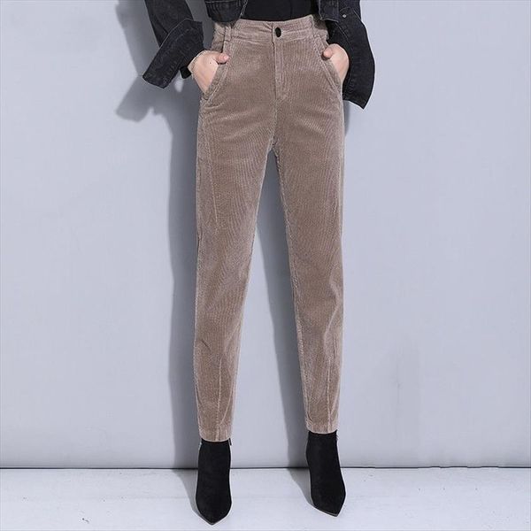corduroy harem spring high waist womens pants big size pencil trousers casual slim mom ankle length, Black;white
corduroy harem spring high waist womens pants big size pencil trousers casual slim mom ankle length, Black;white
