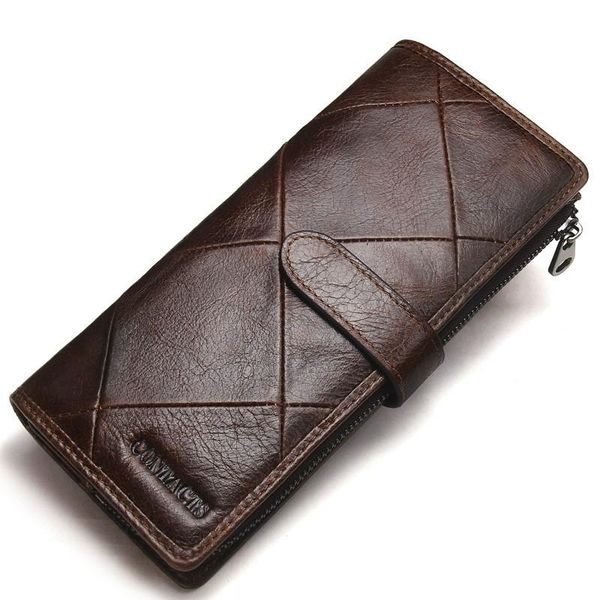 wallets fashion stitching long men's wallet leather casual clutch bag buckle zipper activity coin purse, Red;black
wallets fashion stitching long men's wallet leather casual clutch bag buckle zipper activity coin purse, Red;black